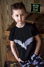 T-shirt Glow in the dark Czarny Nietoperz - obrazek 2