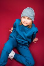 Spodnie Turkusowe Basic - obrazek 3