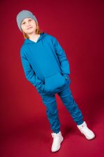 Bluza Kangurka Turkusowa Basic - obrazek 3