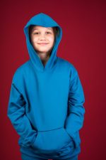 Bluza Kangurka Turkusowa Basic - obrazek 4