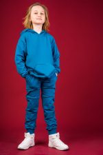 Bluza Kangurka Turkusowa Basic - obrazek 5