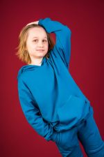 Bluza Kangurka Turkusowa Basic - obrazek 6