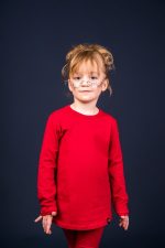 Longsleeve Czerwony Basic - obrazek 5