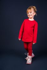 Legginsy Czerwone Basic - obrazek 5