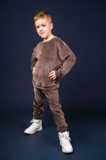 Chocolate Velvet Oversize Sweatshirt - Image 4