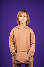 Bluza Kangurka Beżowa Basic - obrazek 2