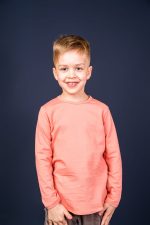 Longsleeve Brzoskwiniowy Basic - obrazek 4