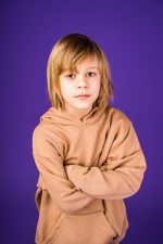 Bluza Kangurka Beżowa Basic 98/104 - obrazek 5