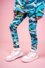 Legginsy Turkusowy Narwal - obrazek 6