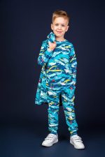 Bluza z kapturem Turkusowy Narwal - obrazek 5