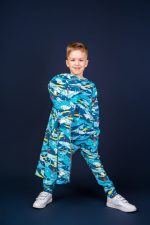 Bluza z kapturem Turkusowy Narwal - obrazek 6