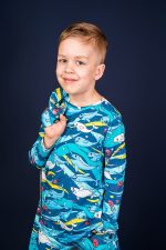 Longsleeve Turkusowy Narwal - obrazek 3