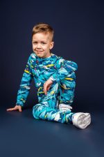 Longsleeve Turkusowy Narwal - obrazek 5