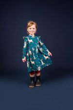 Sukienka z długim rękawem Zielony Renifer - obrazek 3