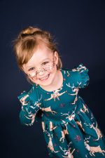 Sukienka z długim rękawem Zielony Renifer - obrazek 5