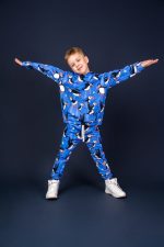 Blue Puffin Pullover Hoodie - Image 3