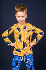 Longsleeve Żółty Maskonur - obrazek 2