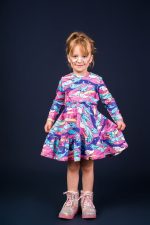 Longsleeve Różowy Narwal - obrazek 2