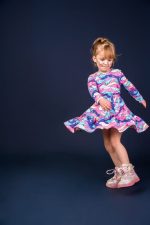 Longsleeve Różowy Narwal - obrazek 4