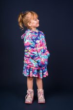 Pink Narwhal Pullover Hoodie - Image 3