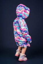 Pink Narwhal Pullover Hoodie - Image 4