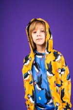 Yellow Puffin Zip Hoodie - Image 4