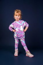 Legginsy Rożowy Niedźwiedź Polarny - obrazek 6