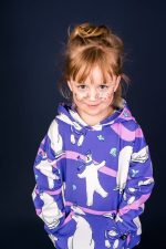 Bluza Kangurka Fioletowy Niedźwiedź Polarny - obrazek 5