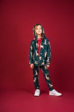 Green Reindeer Zip Hoodie - Image 2