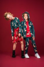 Green Reindeer Zip Hoodie - Image 3