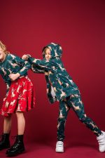 Green Reindeer Zip Hoodie - Image 4