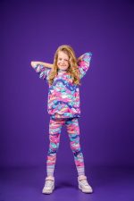 Legginsy Różowy Narwal - obrazek 4