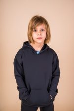 Bluza Kangurka Czarna Basic - obrazek 3