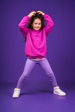 Legginsy Ściągaczowe Lila Basic - obrazek 3