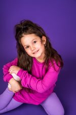 Bluza bez kaptura Fuksja Basic - obrazek 5