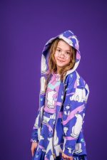 Bluza z kapturem Fioletowy Niedźwiedź Polarny - obrazek 4