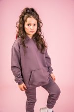 Bluza Kangurka Taupe Basic - obrazek 5