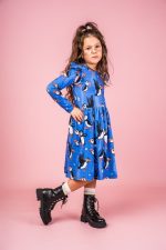 Blue Puffin Long-sleeved dress - Image 2