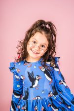 Blue Puffin Long-sleeved dress - Image 3