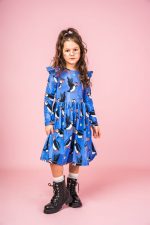 Blue Puffin Long-sleeved dress - Image 6