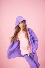 Bluza z kapturem Lila Basic - obrazek 9