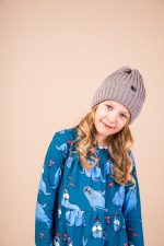 Sukienka marszczona Turkusowy Mors - obrazek 5