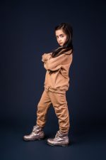 Bluza bez kaptura Beżowa Basic - obrazek 5