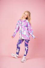 Bluza z kapturem Różowy Niedźwiedź Polarny - obrazek 2