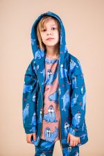 Teal Walrus Zip Hoodie - Image 3