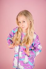 Bluza z kapturem Różowy Niedźwiedź Polarny - obrazek 6