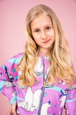 Bluza z kapturem Różowy Niedźwiedź Polarny - obrazek 7