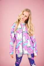 Bluza z kapturem Różowy Niedźwiedź Polarny - obrazek 10