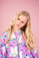 Bluza z kapturem Różowy Niedźwiedź Polarny - obrazek 11