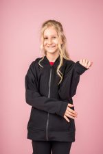 Bluza z kapturem Czarna Basic - obrazek 3